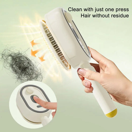 GlowBrush™ Massage Comb 💆‍♀️✨ — Mist, Massage & Detangle