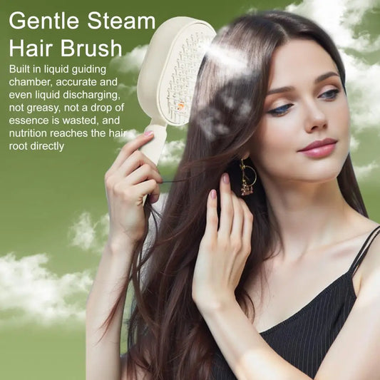 GlowBrush™ Massage Comb 💆‍♀️✨ — Mist, Massage & Detangle